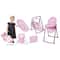 Lissi Baby Doll 6-in-1 Convertible Highchair Play Set